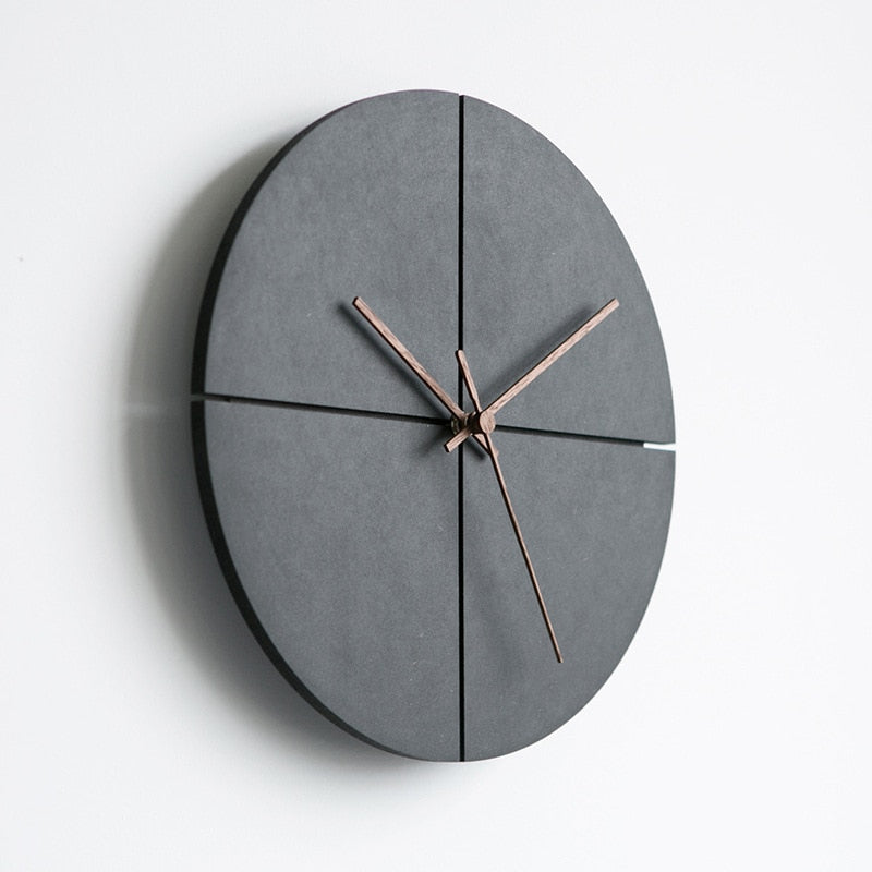 Nordic Minimalist Black Wall Clocks