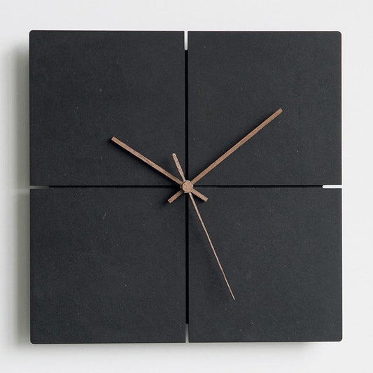 Nordic Minimalist Black Wall Clocks